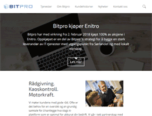Tablet Screenshot of bitpro.no